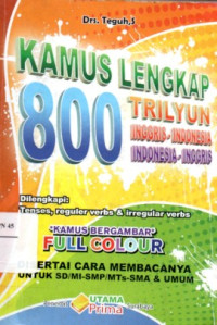 Image of Kamus Lengkap 800 Triliun : inggris-indonesia, indonesia-inggris