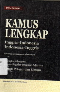 Image of Kamus lengkap inggris-indonesia, indonesia inggris